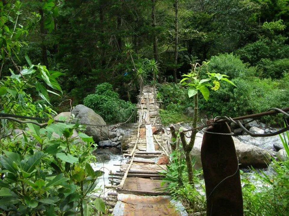 A river bridge in Bajo Boquete