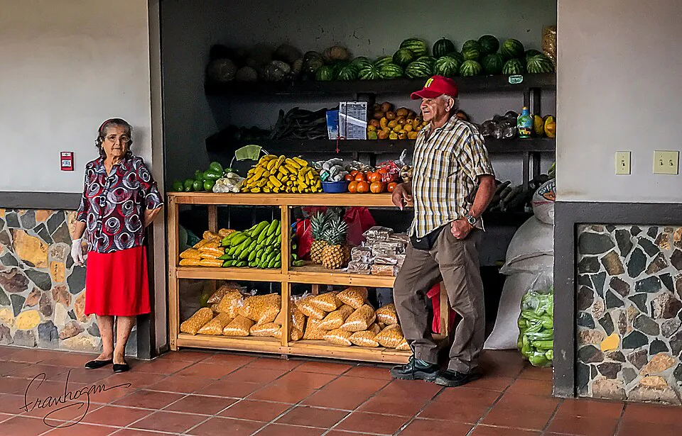 The local market in Boquete