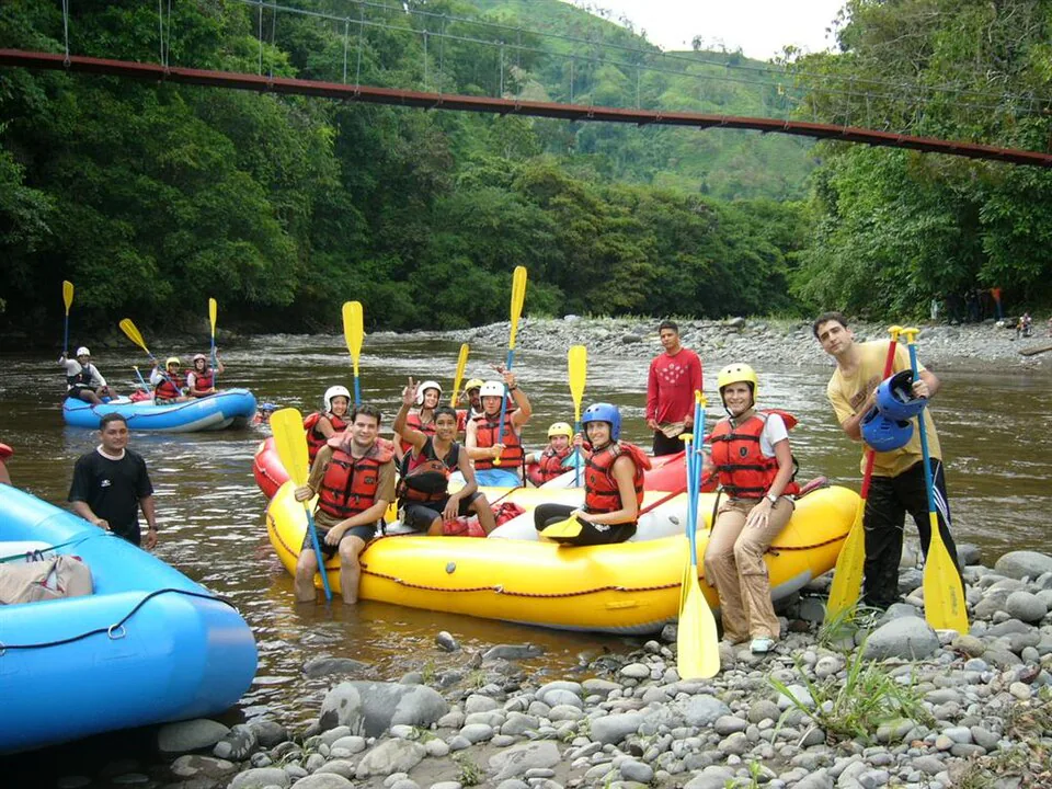 Whitewater rafting on the rivers near Boquete