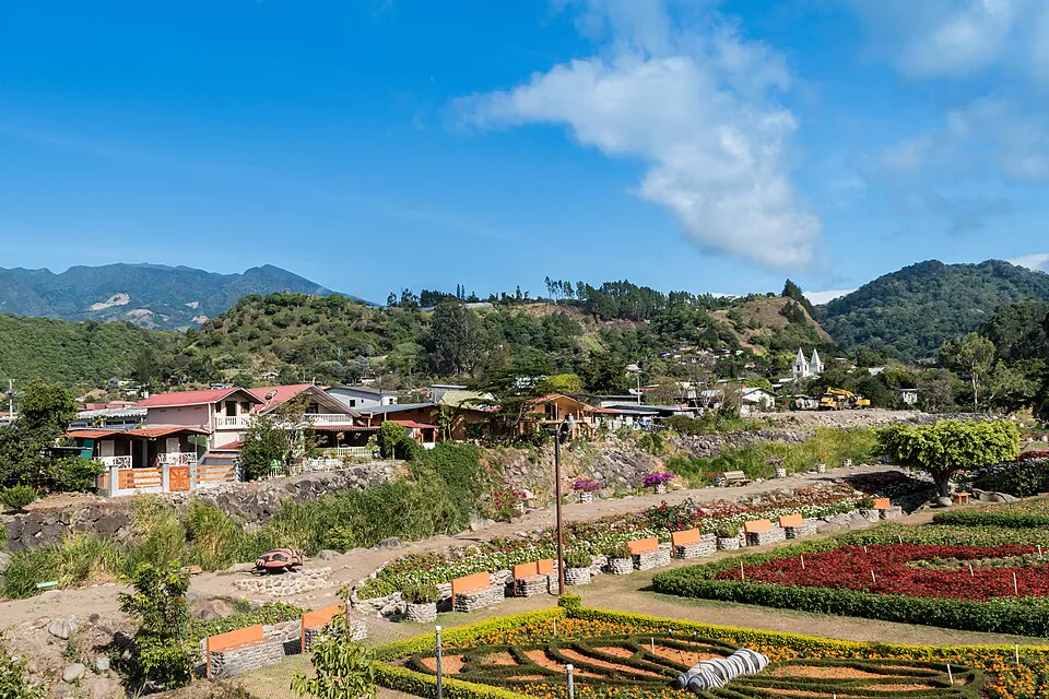 The town of Boquete in the Chiriquí highlands