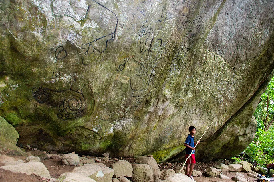 Pre-Columbian petroglyphs at Piedra Pintada