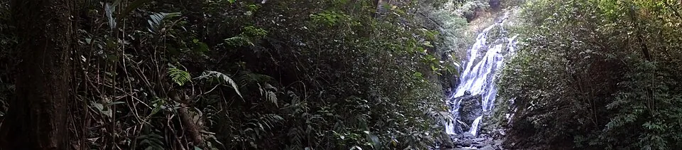 A waterfall on the slopes around El Valle
